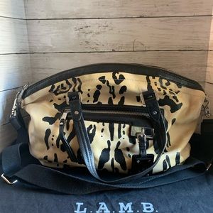 L.A.M.B Handbag with Scrap and bag